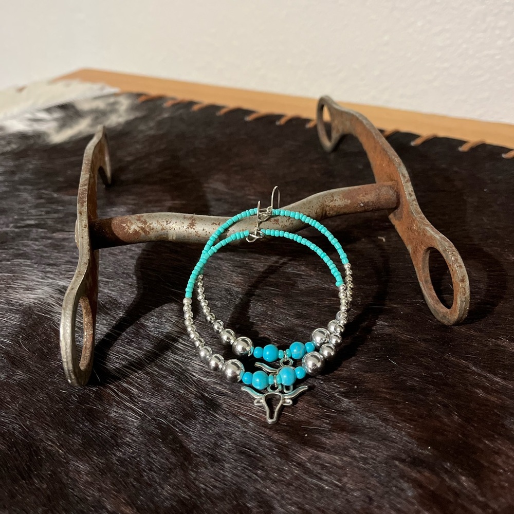 Steer Me In Circles, Seafoam Hoops